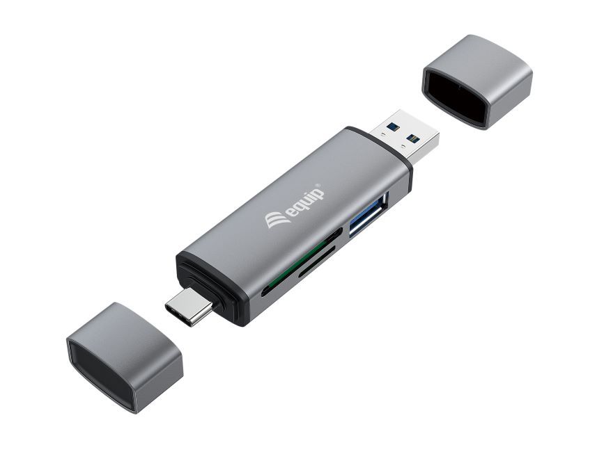 Leitor de Cartes Equip USB3.0 HUB - OTG 1